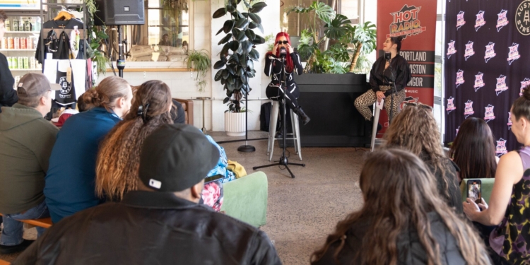 Justina Valentine Joins Us at Austin Street Brewery for a Hot Radio Maine Listener Lounge